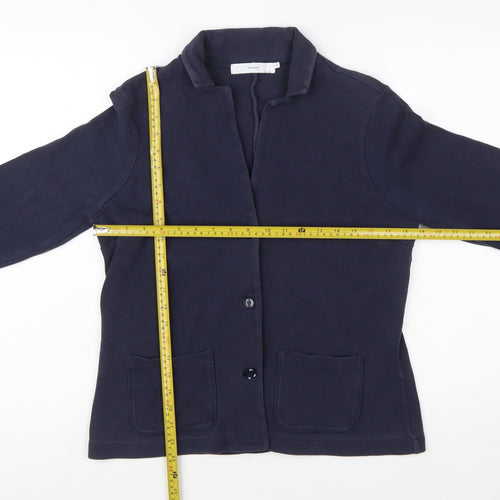 John Lewis Women Navy Blue Size 14 Classic Blazer Jacket