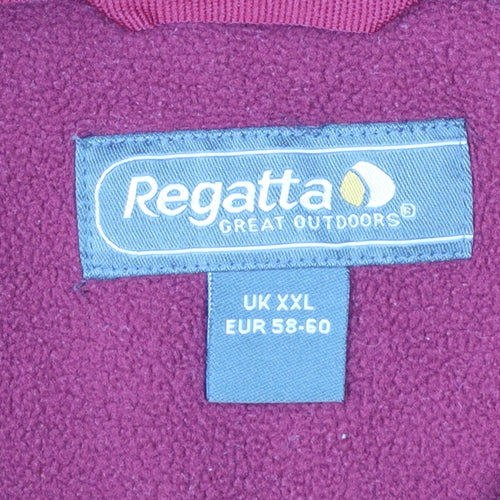 Regatta Men’s Red Fleece 1/4 Zip Pullover Sweatshirt 2XL