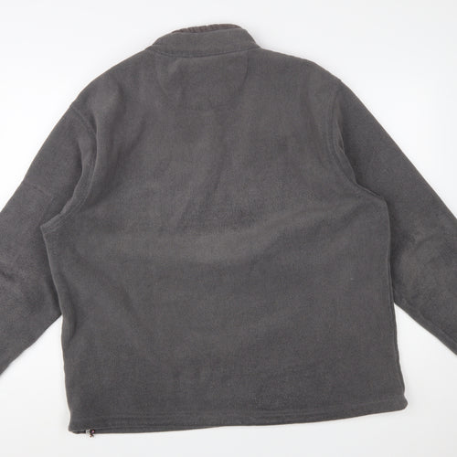 Regatta Mens Grey 2XL Fleece Outdoor 1/4 Zip Sweatshirt
