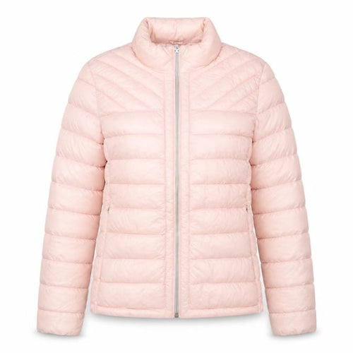 Gap Women's Pink Puffer Jacket M Lightweight Quilted Winter Coat