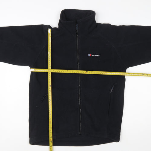 Berghaus Men's Black Fleece Full Zip Outdoor Jacket Size S