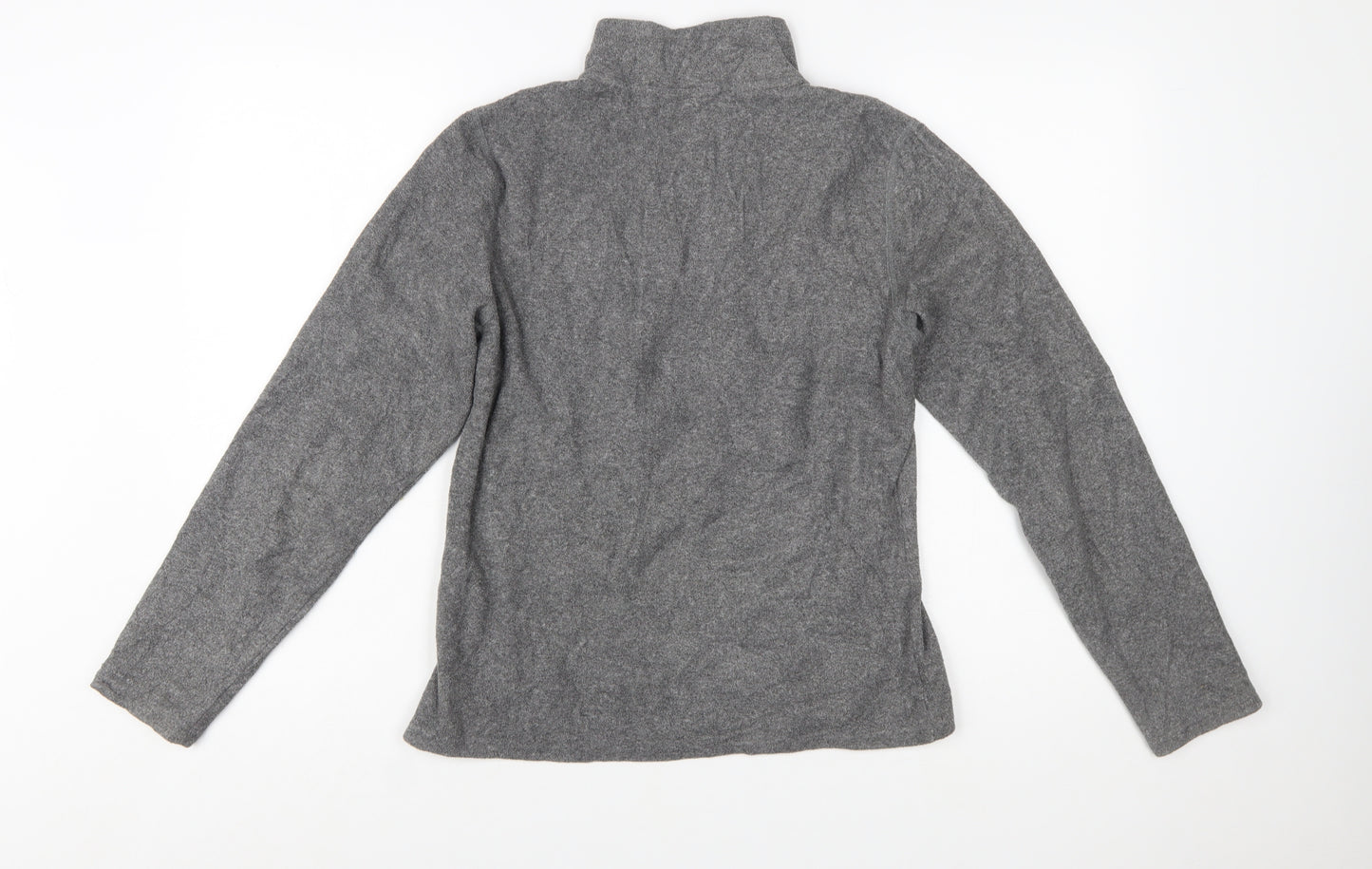 The North Face Women's Grey Fleece Pullover Sweatshirt M 1/2 Zip