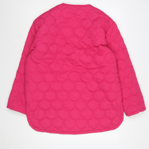Threadbare Women's Pink Quilted Mid-Length Jacket Size 12