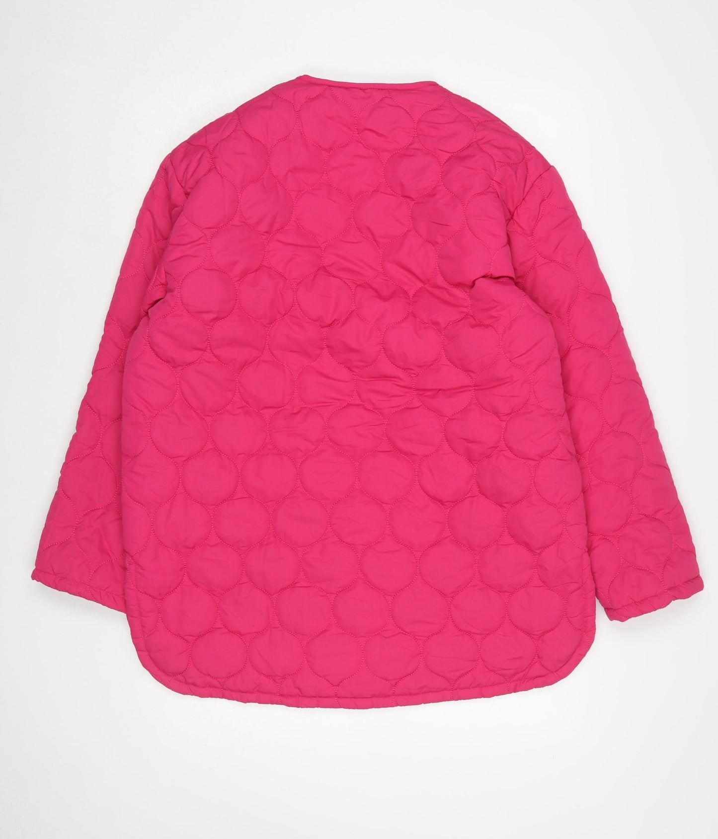 Threadbare Women's Pink Quilted Mid-Length Jacket Size 12