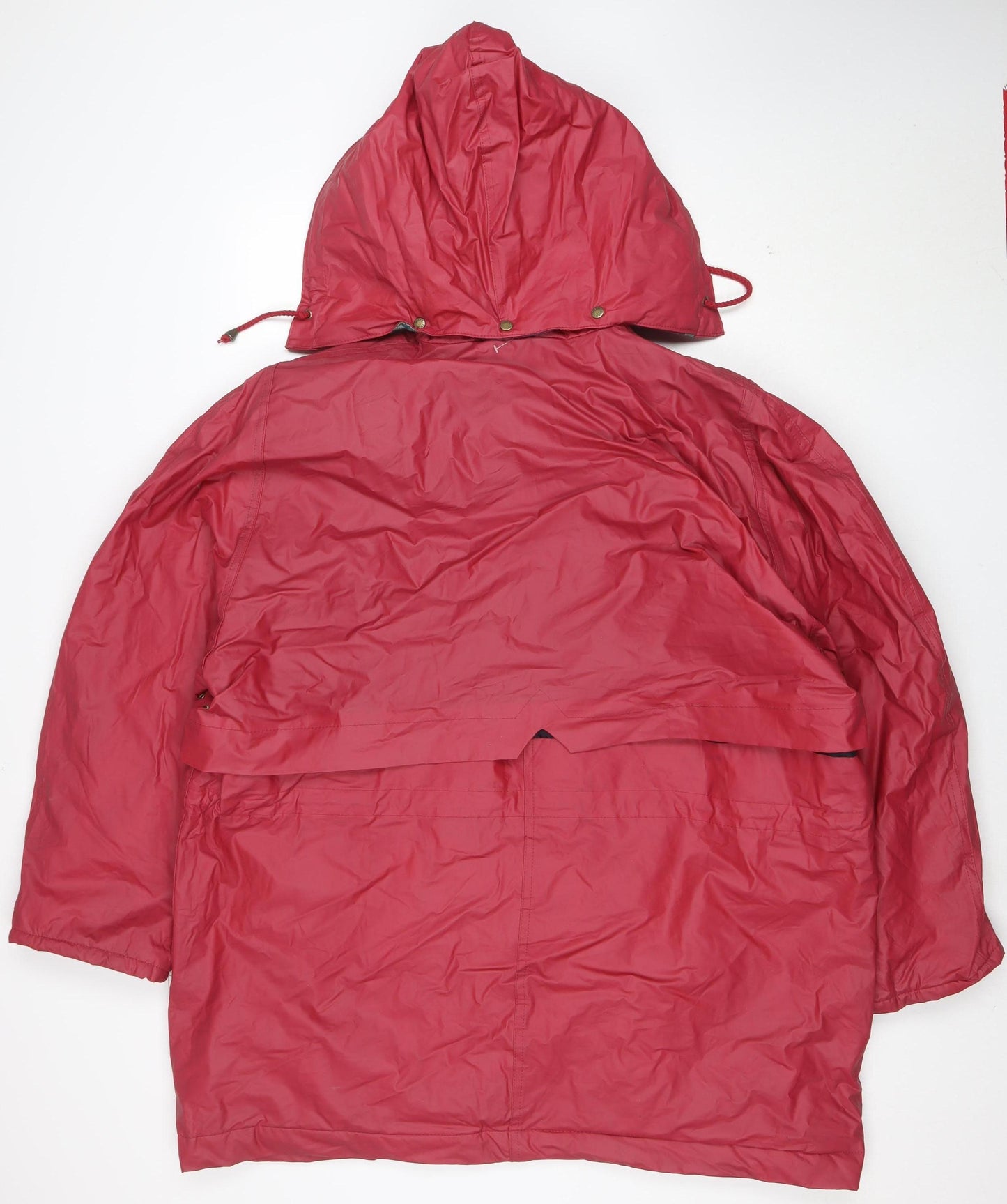 Lotus Womens Red 7XL Waterproof Hooded Rain Coat