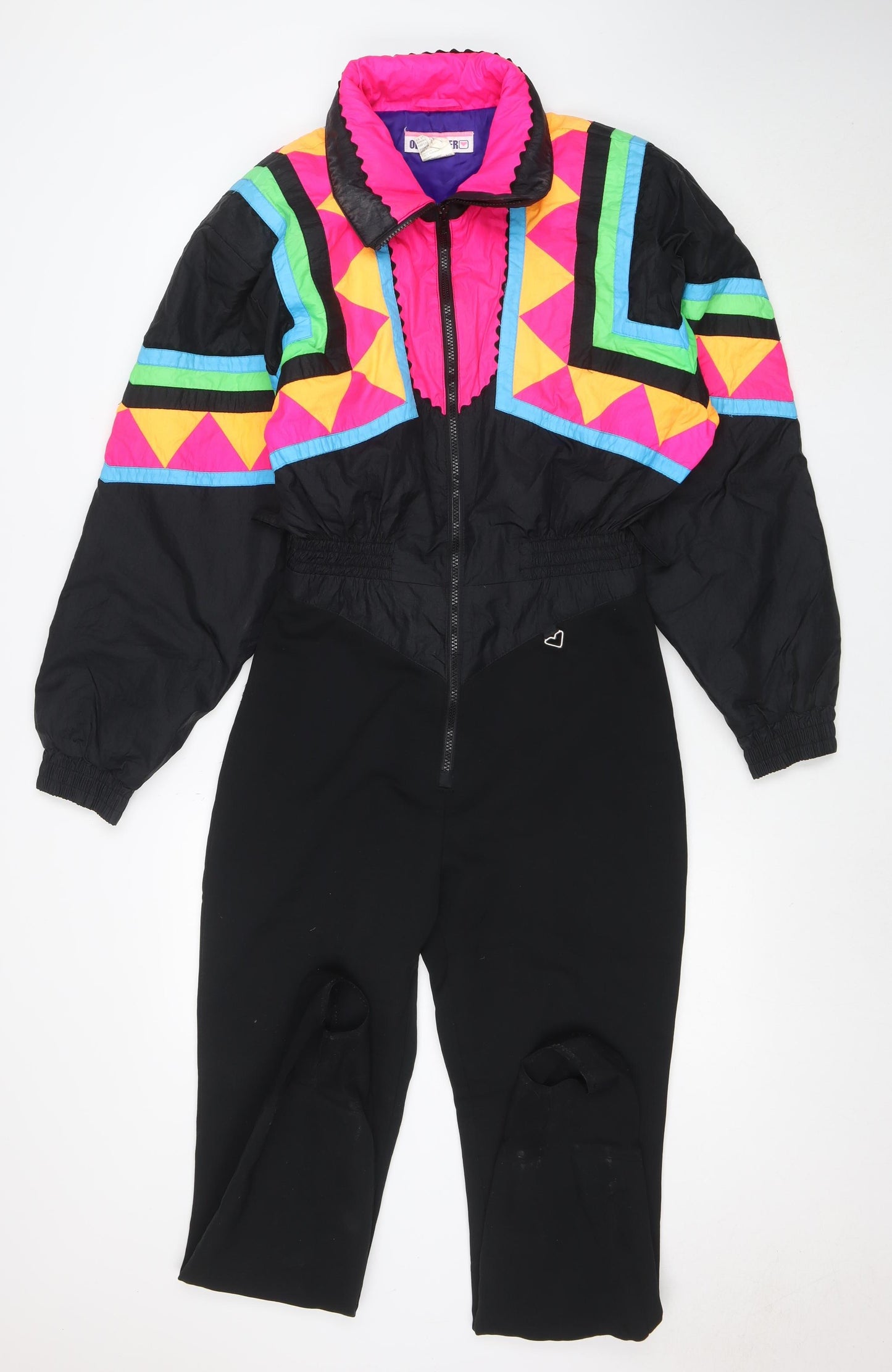 Obermeyer Women's Multicoloured Size 10 Ski Snow Pants Retro 80s
