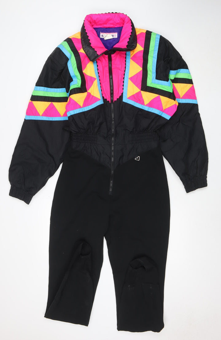 Obermeyer Women's Multicoloured Size 10 Ski Snow Pants Retro 80s