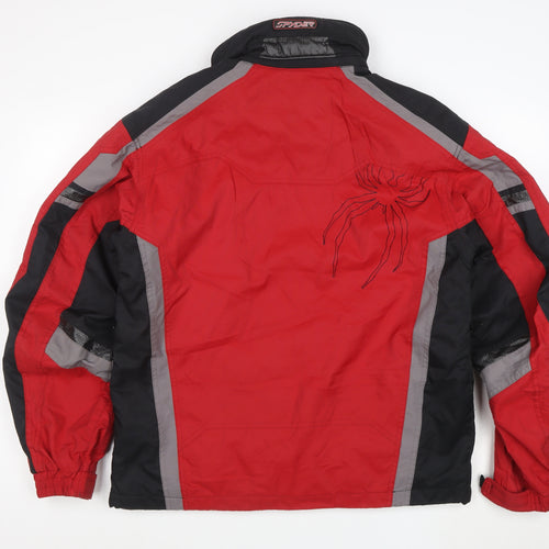 Spyder Men's Red Ski Jacket M Water Resistant Windproof Outdoor