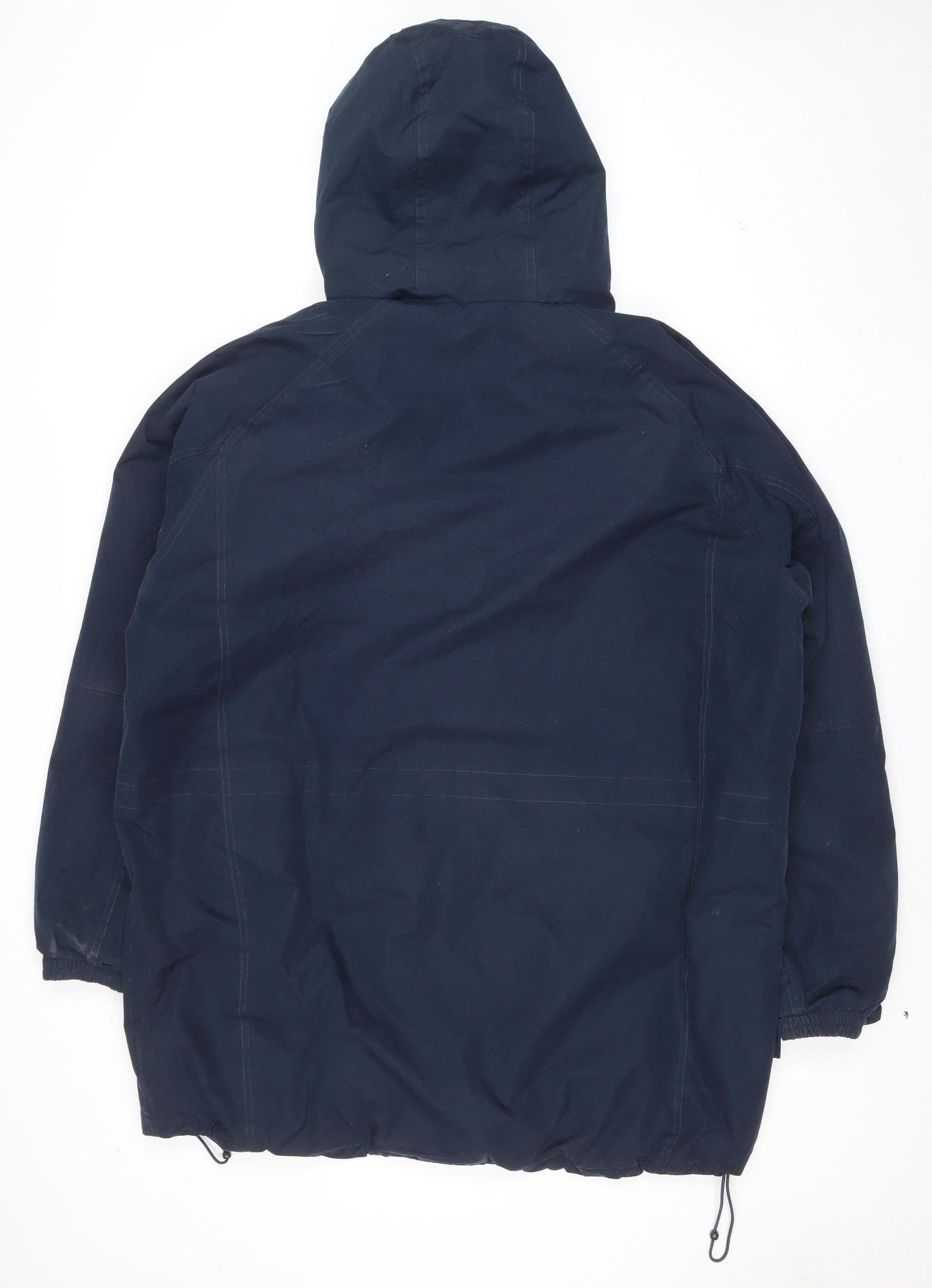 Mountain Warehouse Mens Blue XL Hooded Parka Jacket Waterproof Warm