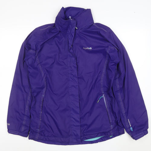 Regatta Women's Purple Waterproof Breathable Jacket UK 14
