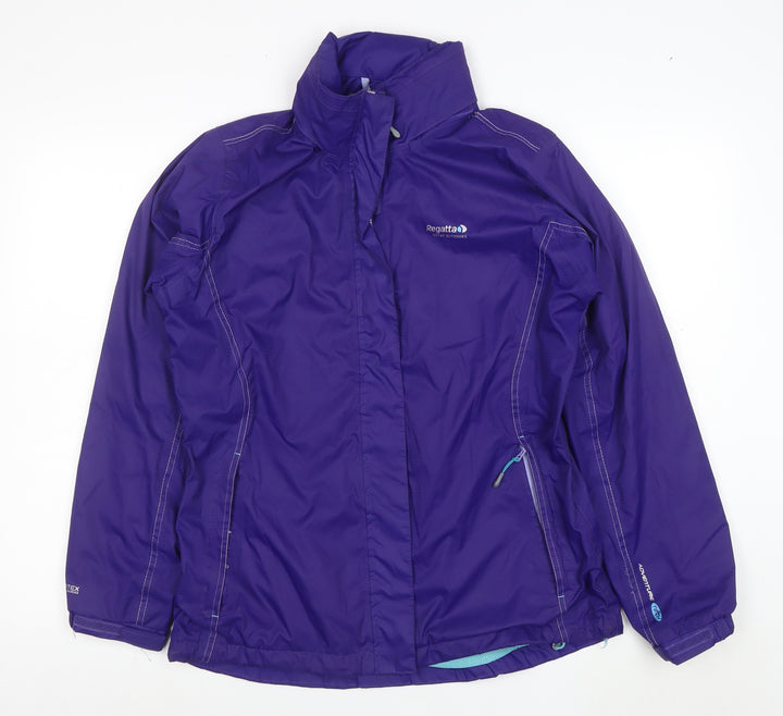 Regatta Women's Purple Waterproof Breathable Jacket UK 14