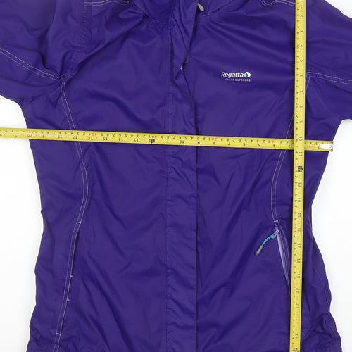 Regatta Women's Purple Waterproof Breathable Jacket UK 14