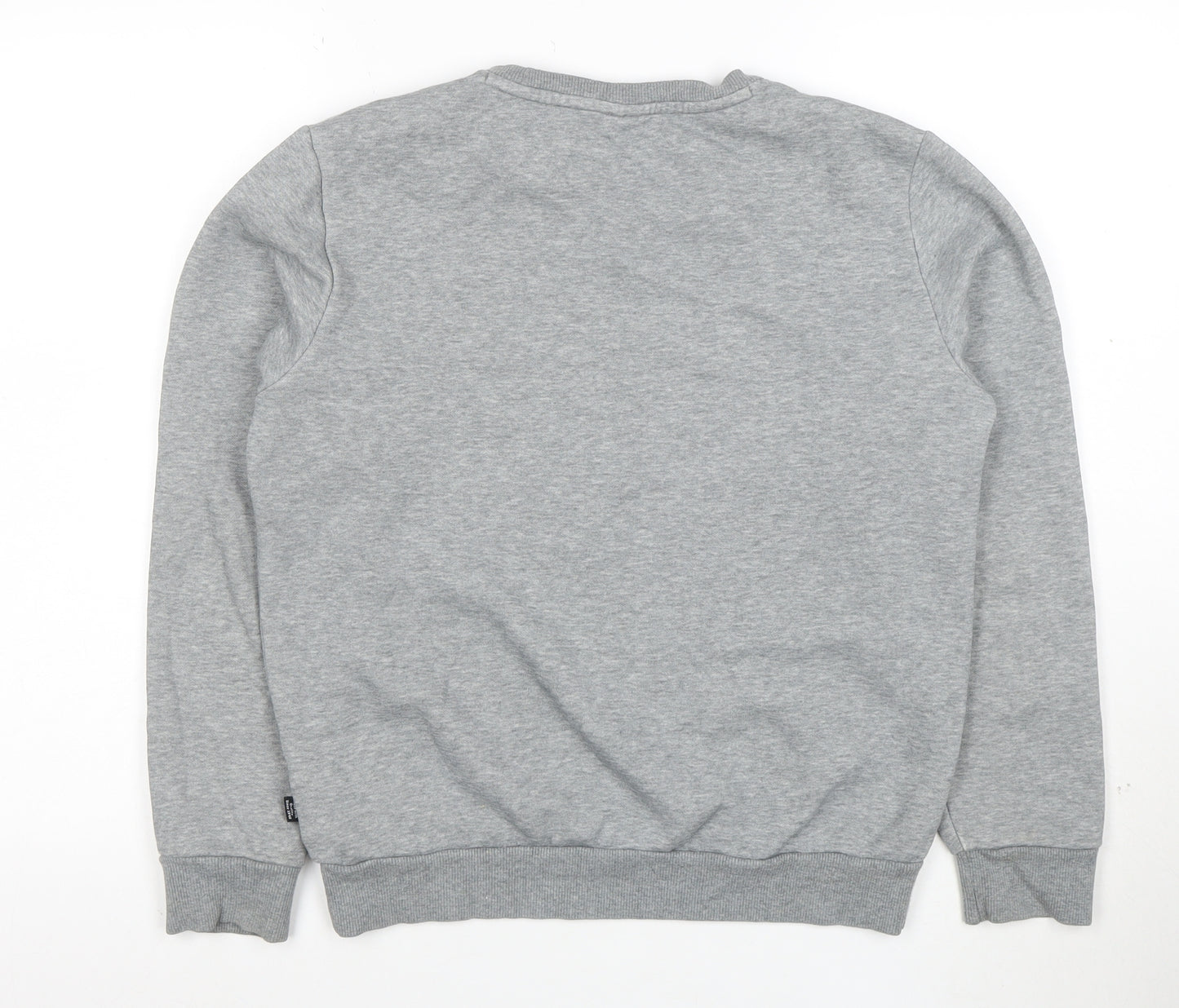 Puma Womens Grey XS Crew Neck Sweatshirt with Logo Print