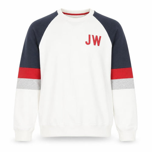 Jack Wills Men's Multicoloured Crew Neck Pullover Sweatshirt M