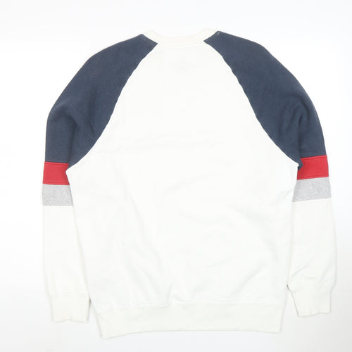 Jack Wills Men's Multicoloured Crew Neck Pullover Sweatshirt M