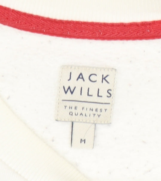 Jack Wills Men's Multicoloured Crew Neck Pullover Sweatshirt M