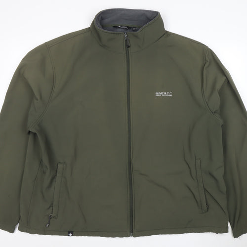 Regatta Men's Green 3XL Softshell Jacket Water Resistant Outdoor