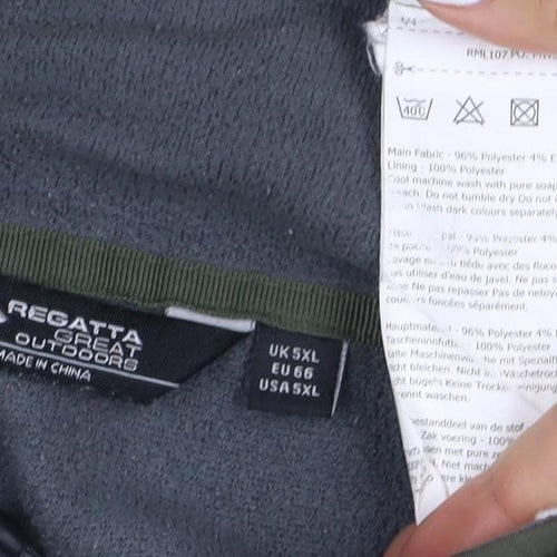 Regatta Men's Green 3XL Softshell Jacket Water Resistant Outdoor