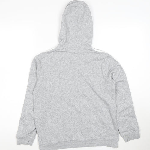 Adidas Boys Grey Mickey Mouse Pullover Hoodie Size 11-12 Years
