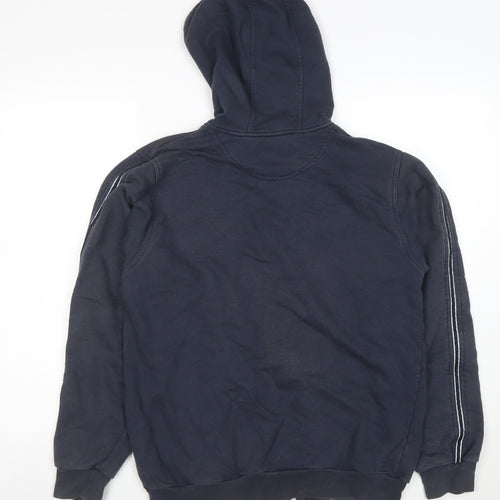 Kappa Men’s Blue Full Zip Hoodie Medium Sportswear