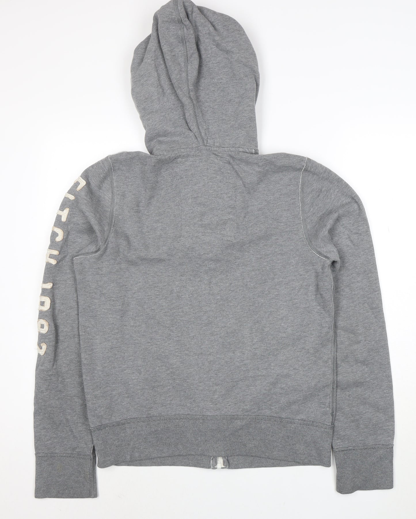 Abercrombie & Fitch Men’s Grey Full Zip Hoodie Small Classic Fit
