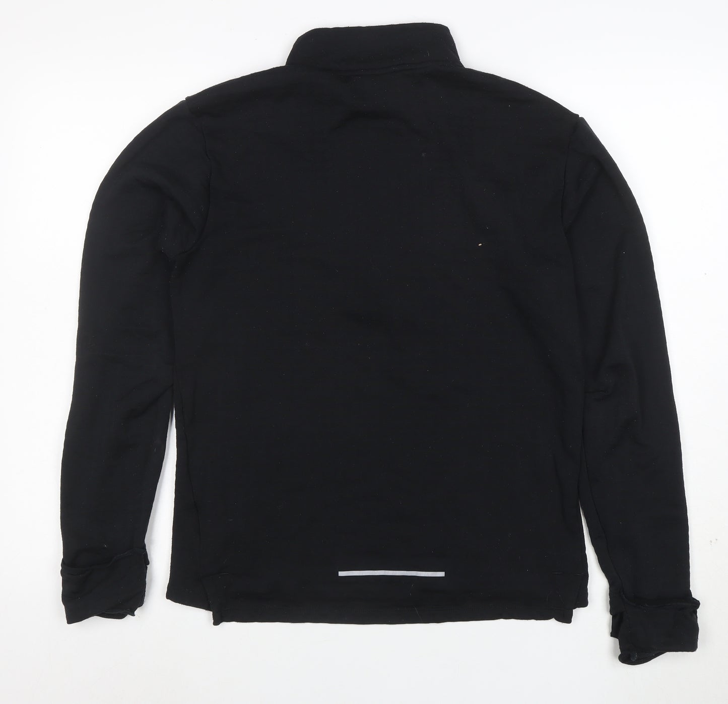 Nike Women's Black Small 1/4 Zip Running Top Long Sleeve Activewear