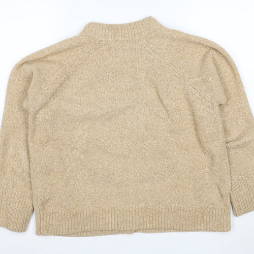 Notura Women's Beige Wool Button Cardigan Size S