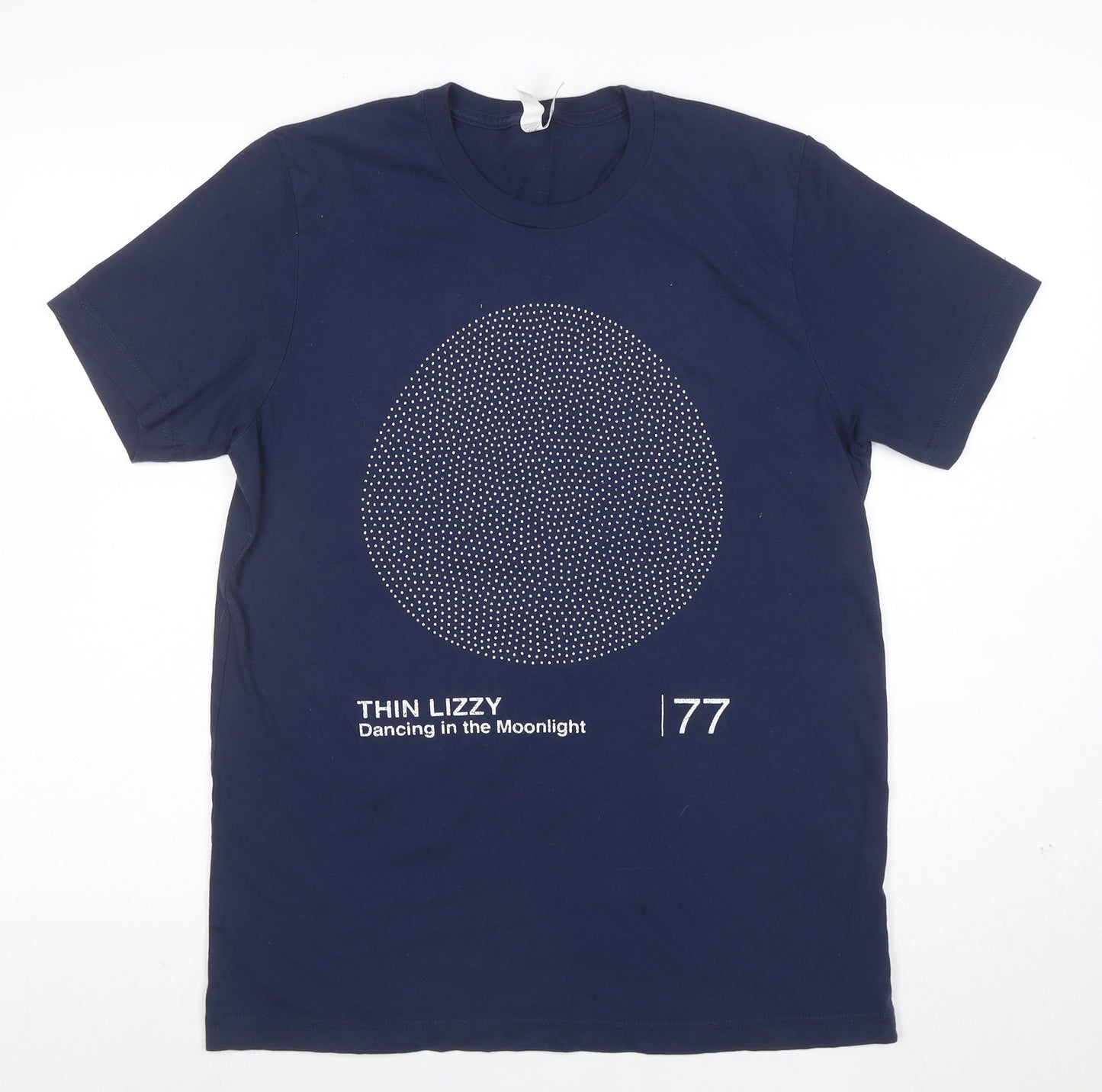 BELLA + CANVAS Men's Blue Thin Lizzy Band Graphic T-Shirt M