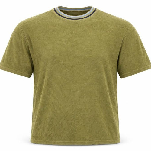 Urban Outfitters Men's Green Cotton Short Sleeve Crew Neck T-Shirt Size S