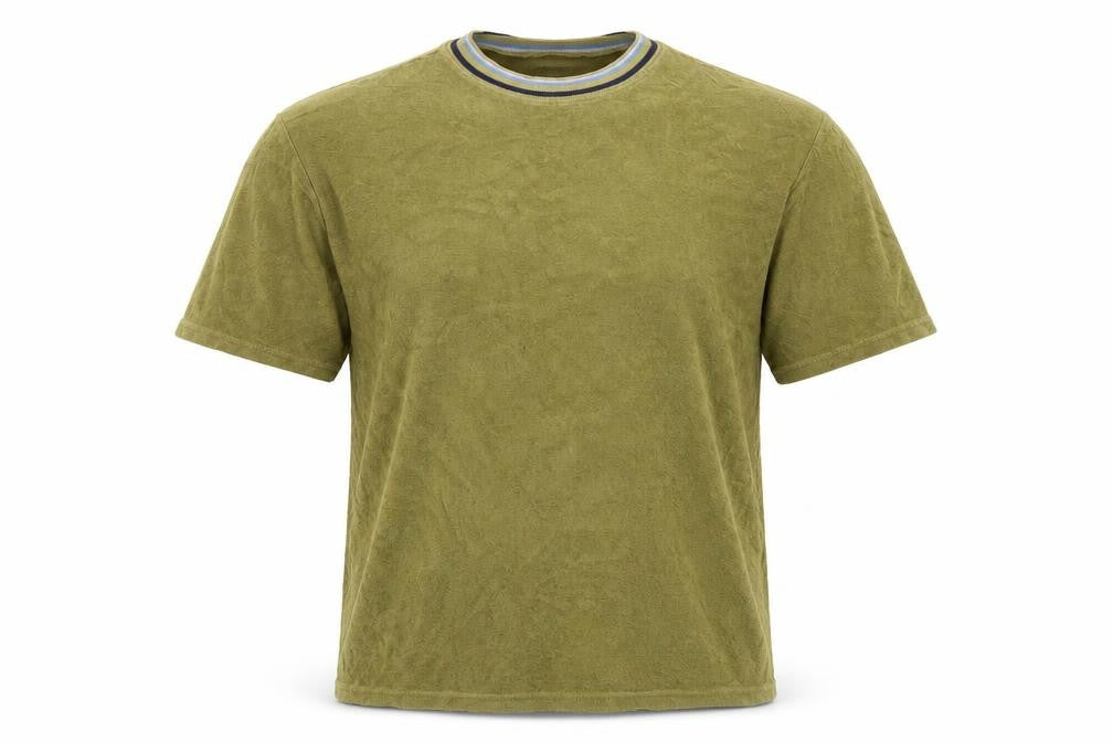 Urban Outfitters Men's Green Cotton Short Sleeve Crew Neck T-Shirt Size S