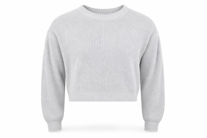 Hollister Women's Grey Knit Pullover Jumper Size S Relaxed Fit