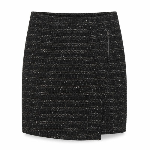 Marks and Spencer Women Black Size 16 Tweed Pencil Skirt