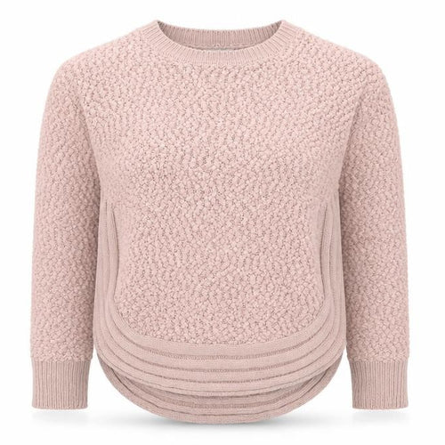 Apricot Womens Pink Crew Neck Chunky Knit Jumper Size 10