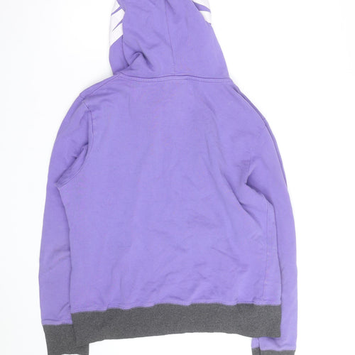 McKenzie Women Purple Hoodie Size L Pullover Logo Hooded Sweatshirt