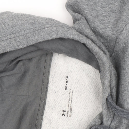 Under Armour Men's Grey Pullover Hoodie M Relaxed Fit Athletic