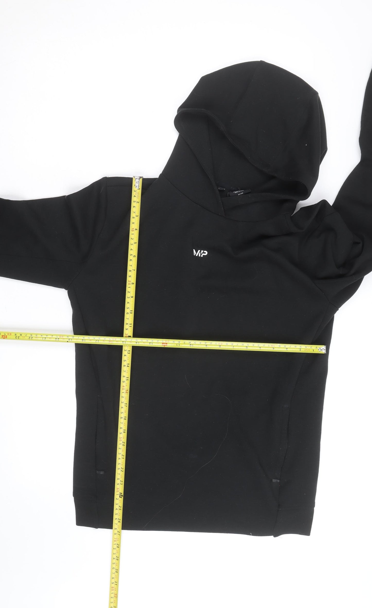 MP Men's Black Pullover Hoodie Size M Regular Fit Gym Wear