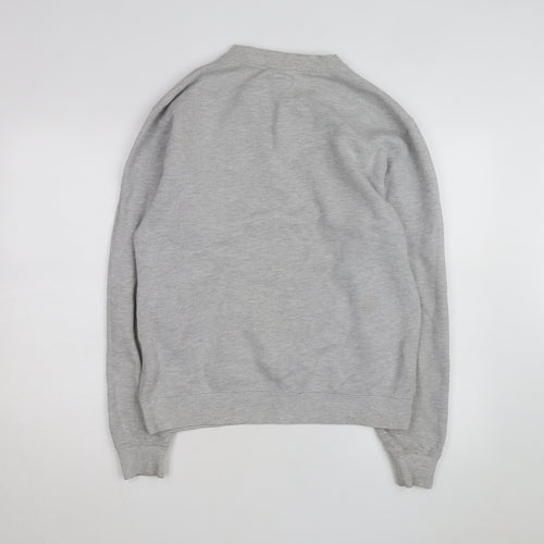 Obey Men's Grey Crew Neck Graphic Print Sweatshirt Size S