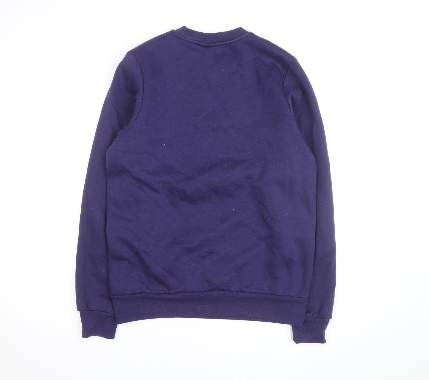 Slazenger Men Blue Small Pullover Sweatshirt Crew Neck Fleece