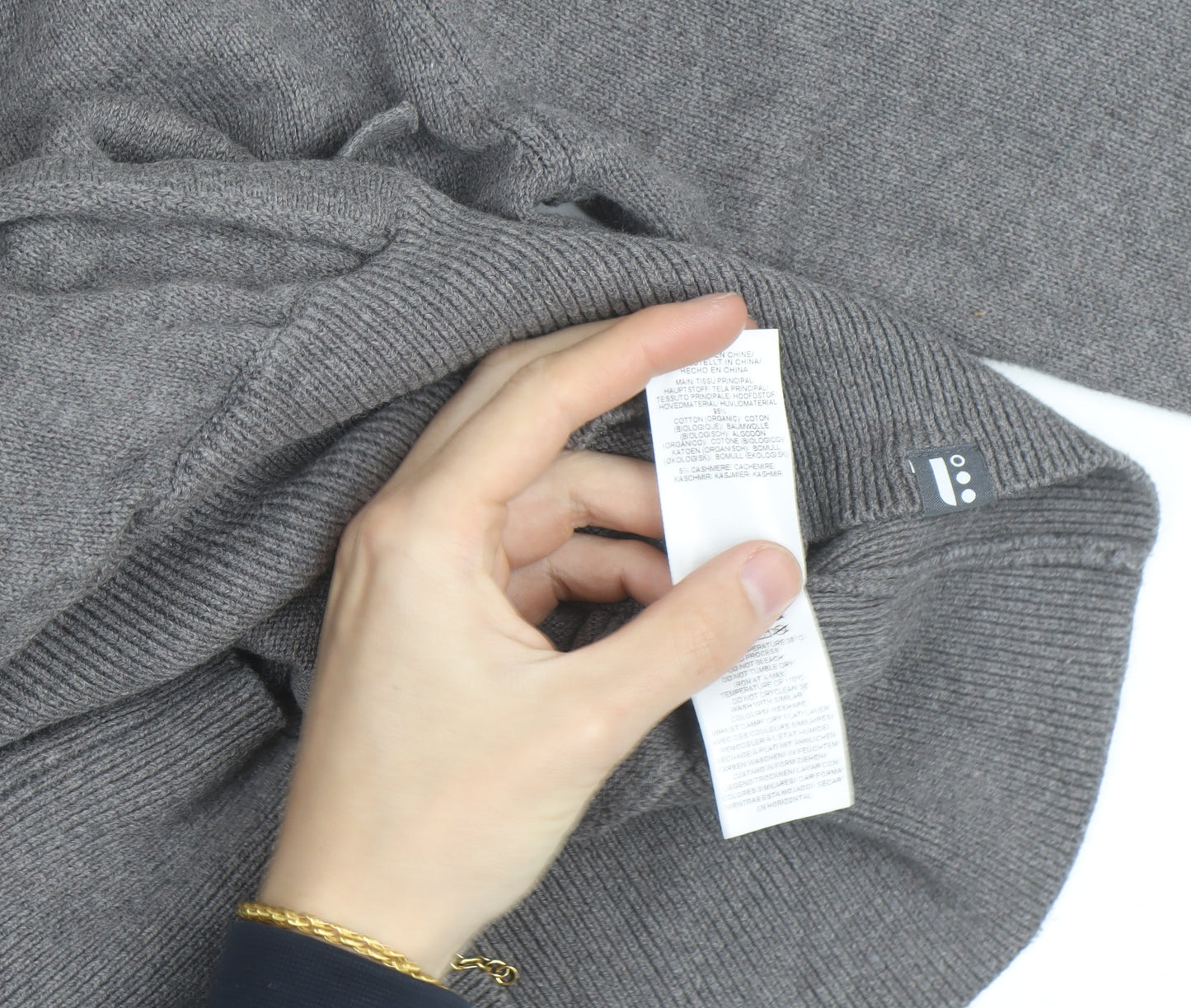 BAM Women's Grey Hooded Wrap Cardigan Medium Soft Bamboo Blend