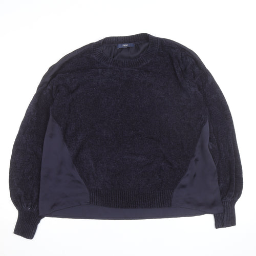Next Women's Navy Crew Neck Pullover Jumper Size 12
