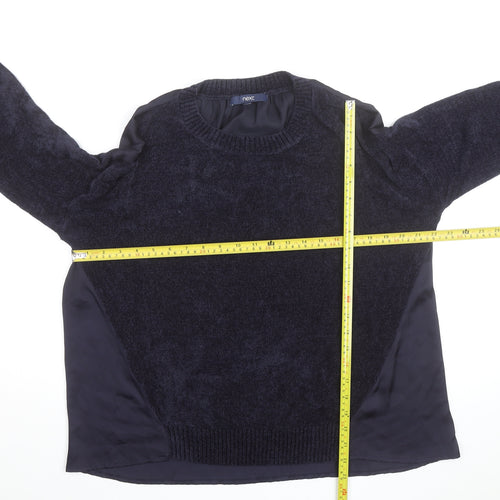Next Women's Navy Crew Neck Pullover Jumper Size 12