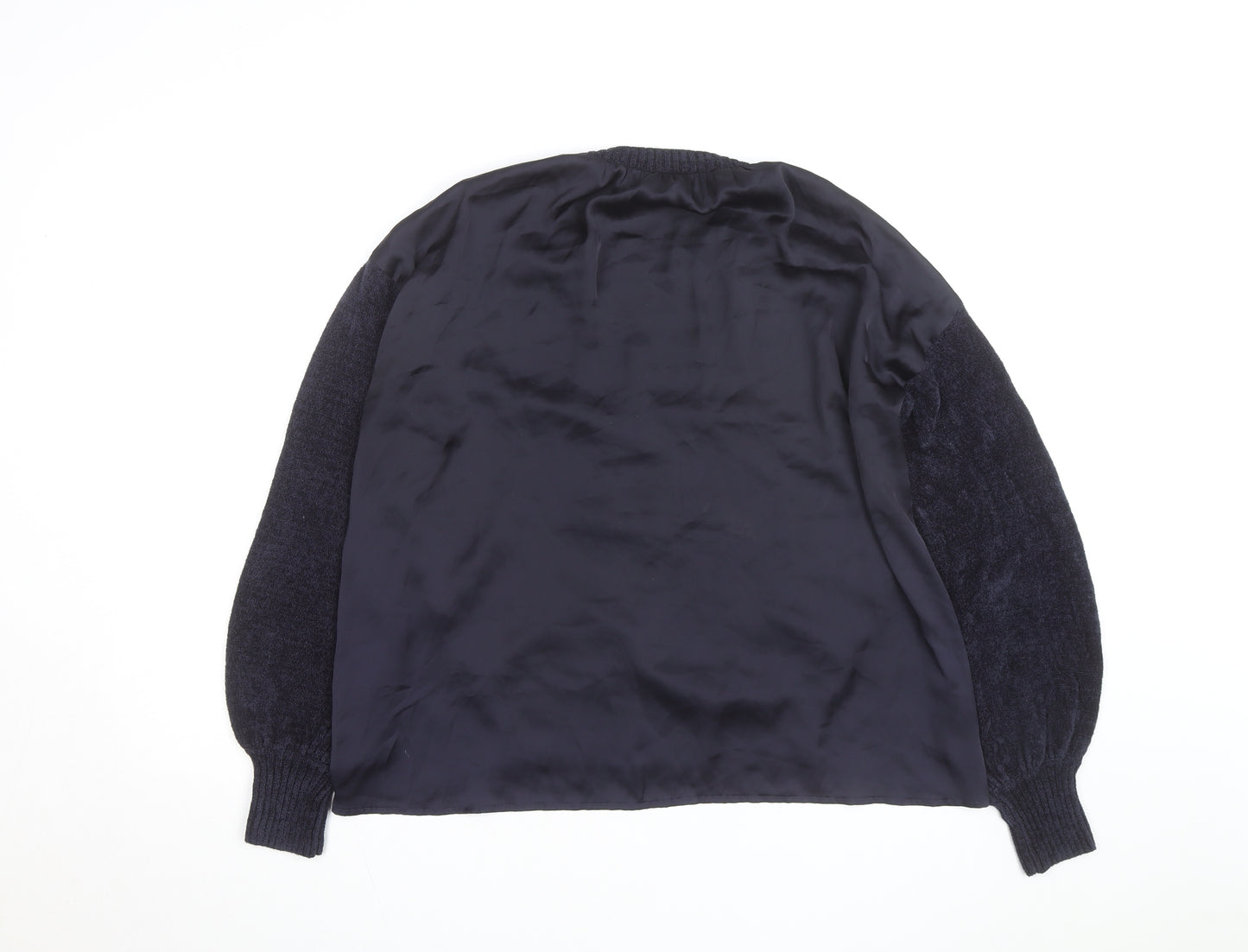 Next Women's Navy Crew Neck Pullover Jumper Size 12