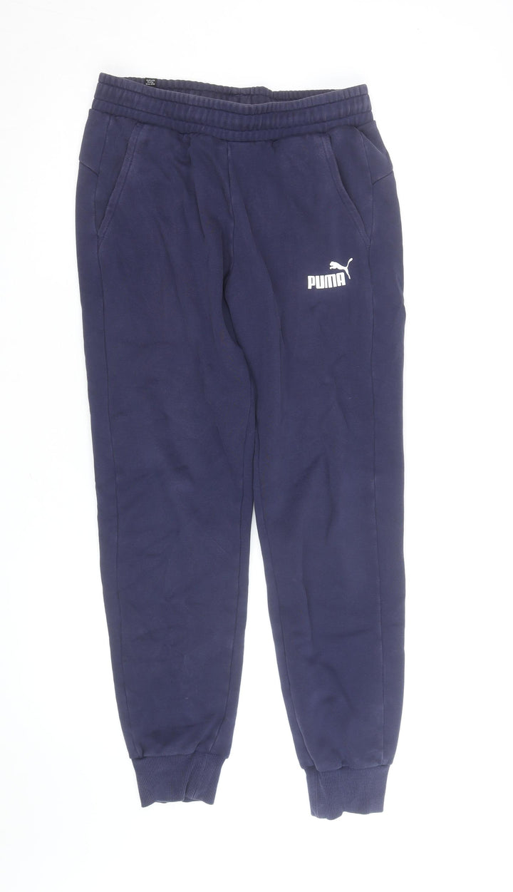 Puma Men's Blue Regular Fit Jogger Sweatpants Size S