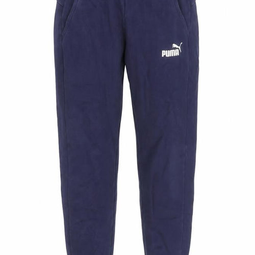 Puma Men's Blue Regular Fit Jogger Sweatpants Size S
