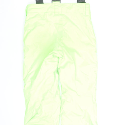 The North Face Boys Green M Snow Pants Waterproof Insulated Winter Trousers