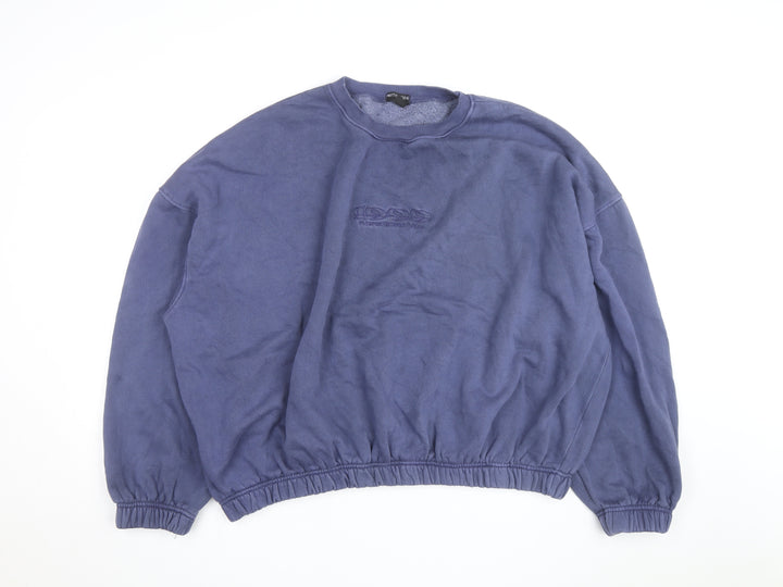 PrettyLittleThing Plus Women's Blue Pullover Sweatshirt UK 18