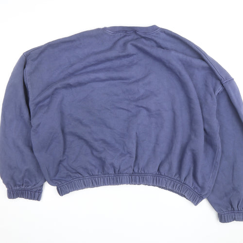 PrettyLittleThing Plus Women's Blue Pullover Sweatshirt UK 18