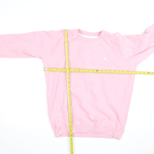Jack Wills Women Pink Crew Neck Pullover Sweatshirt UK 10