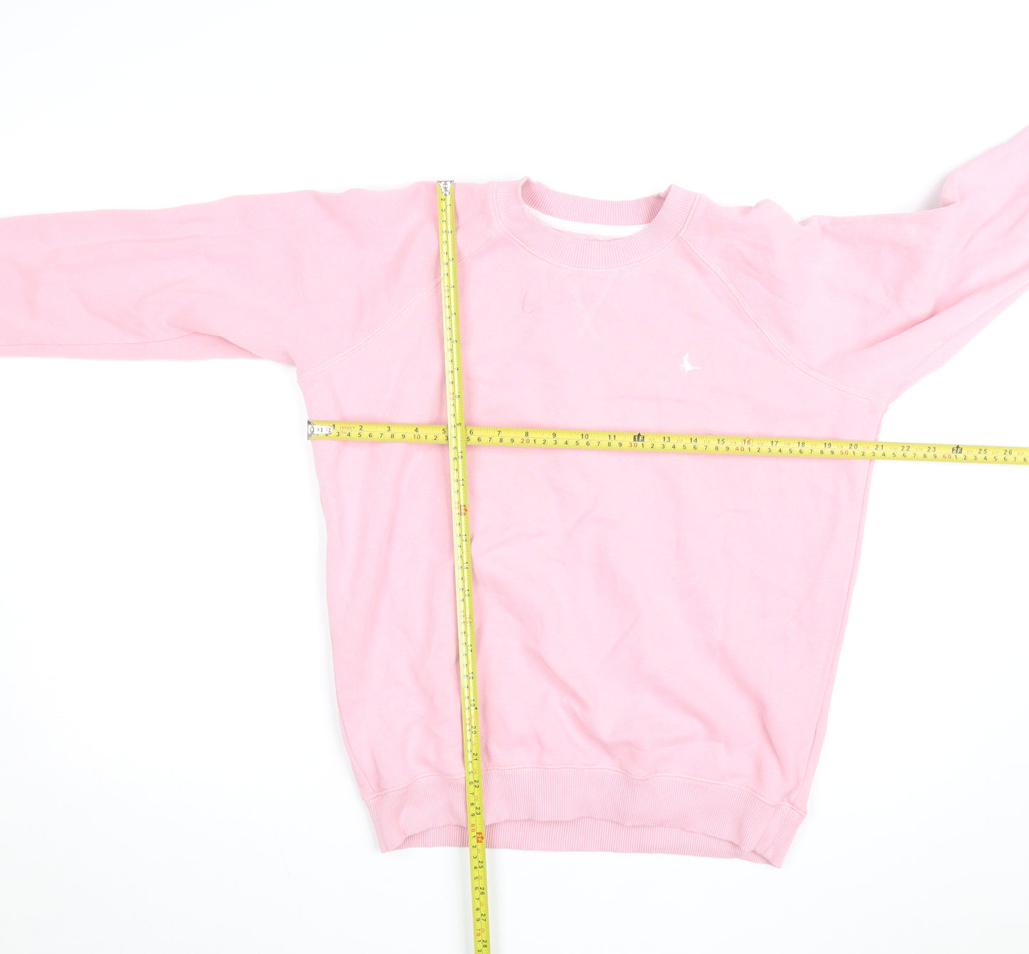 Jack Wills Women Pink Crew Neck Pullover Sweatshirt UK 10