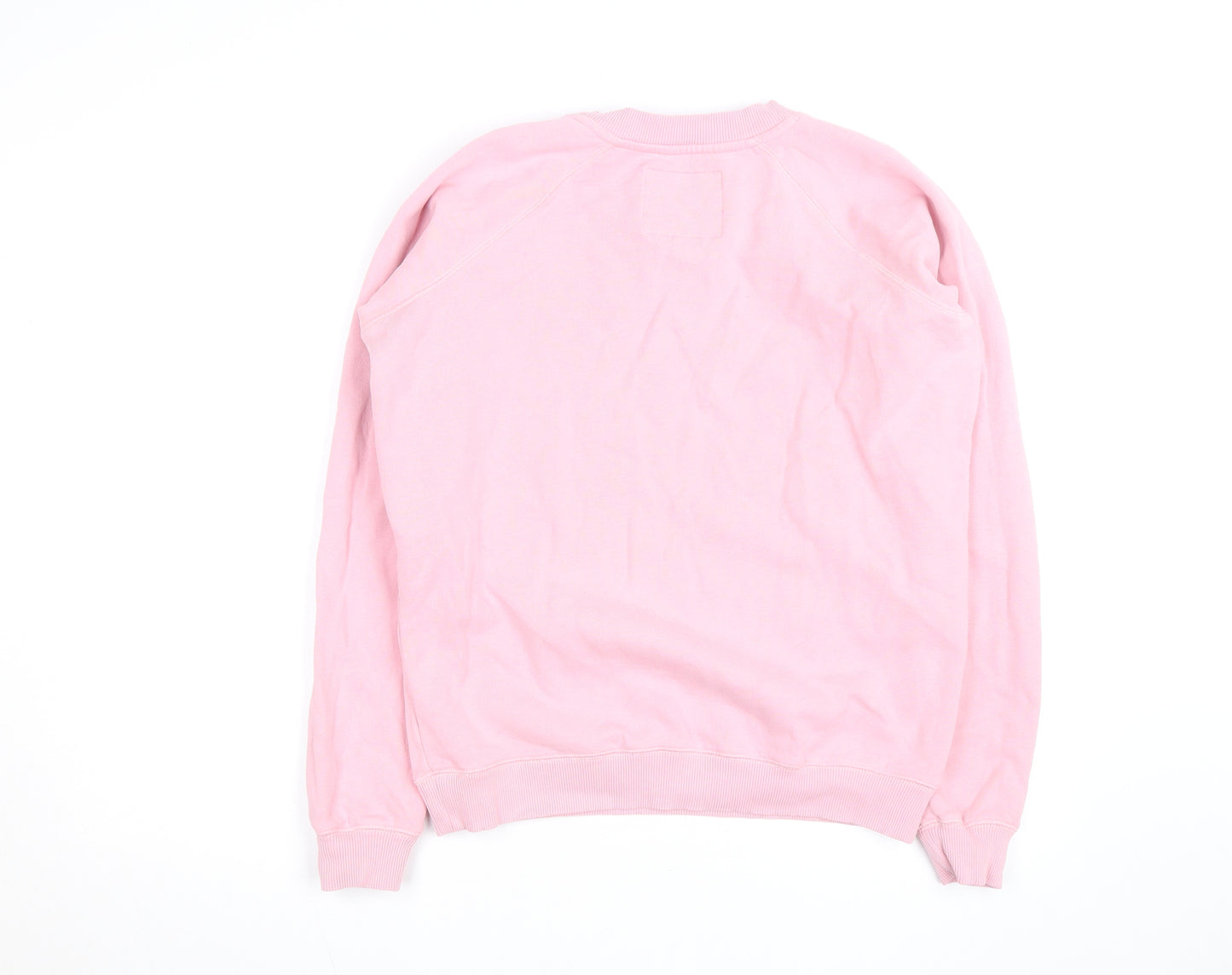 Jack Wills Women Pink Crew Neck Pullover Sweatshirt UK 10